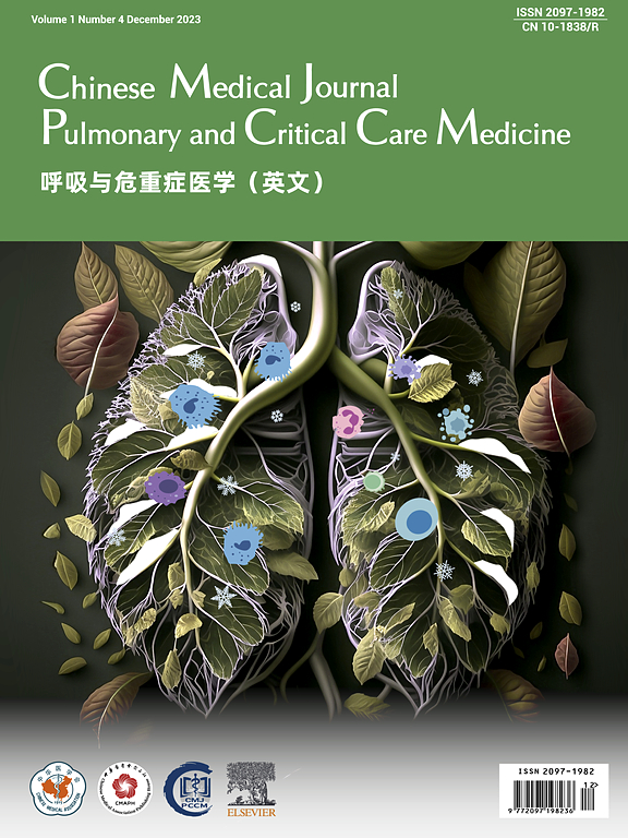 Go to journal home page - Chinese Medical Journal Pulmonary and Critical Care Medicine